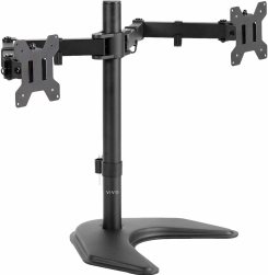 VIVO V002F Dual Monitor Free-Standing Desk Stand