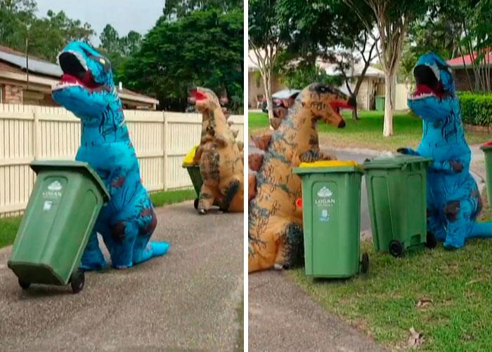 Australians-Dress-Up-Taking-Bins-Out