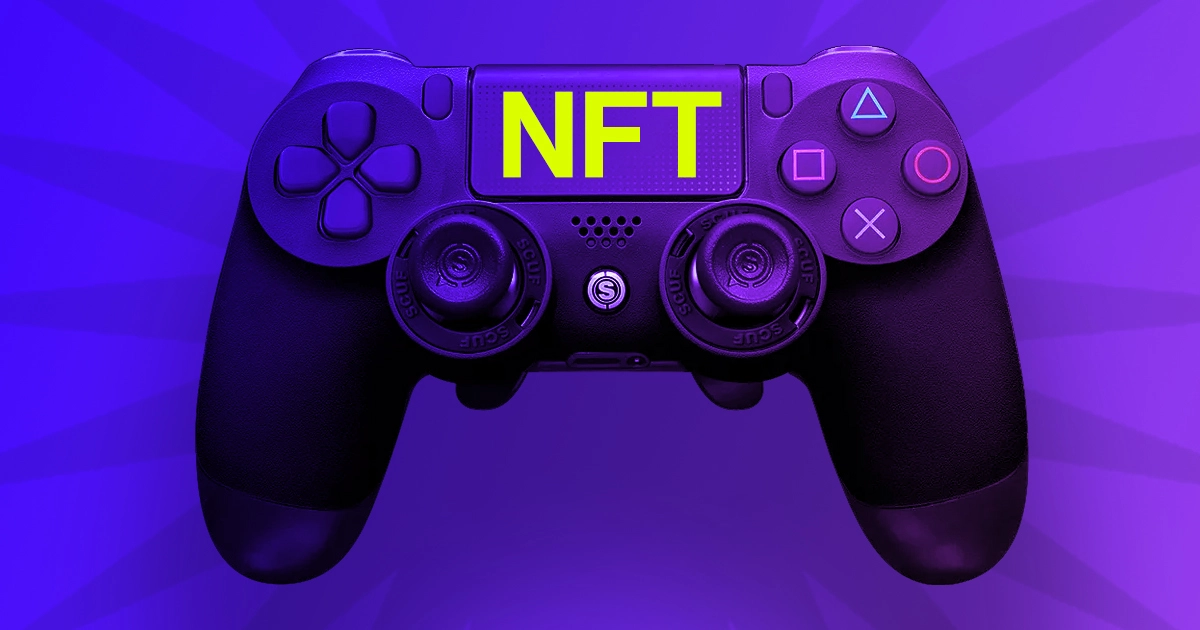 A gaming console depicted as an NFT.