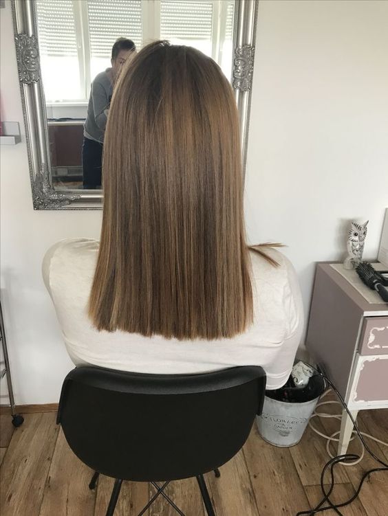 Corte de cabello recto con maquina sale