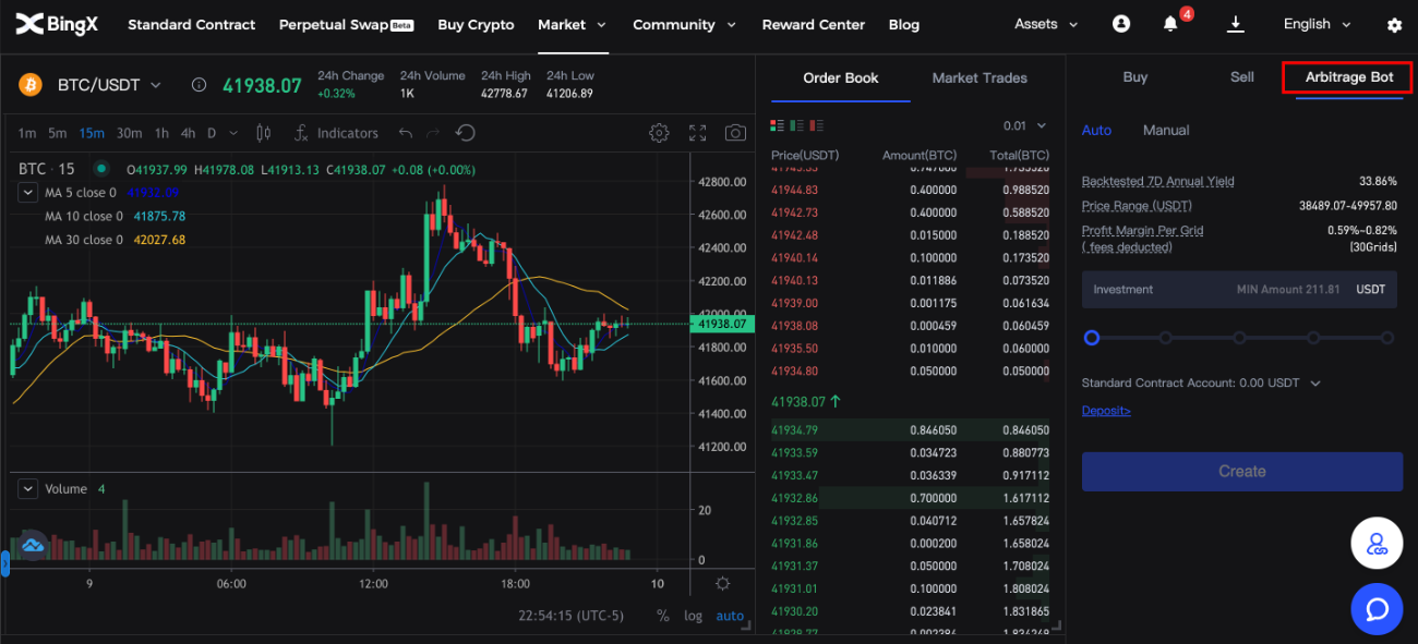 arbitrage bot sàn bingx 2