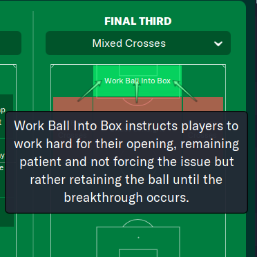 The Work Ball into Box instruction in FM23.