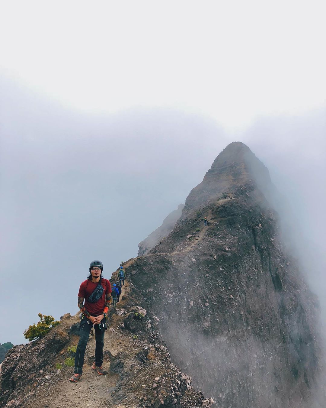 Puncak gunung raung