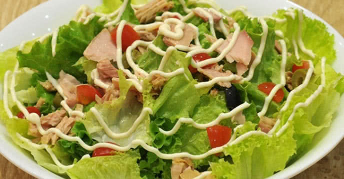 Salad cá ngừ, món ăn healthy