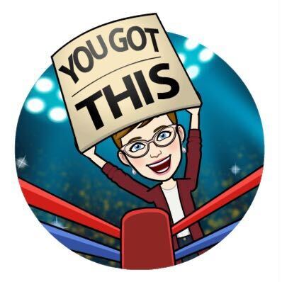 Bitmoji of Dr.S in a boxing ring encouraging "You Got This!"