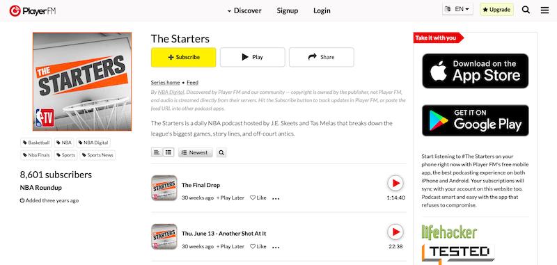 Daily NBA podcast: The Starters