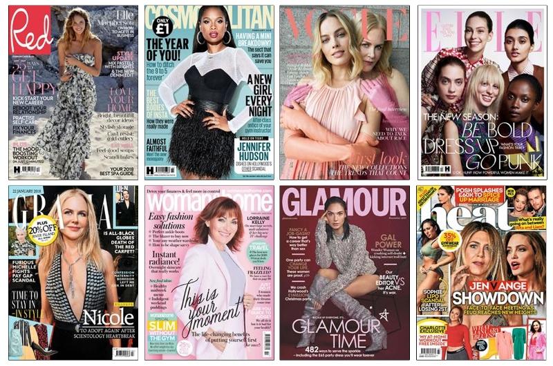 eMagazine covers for women