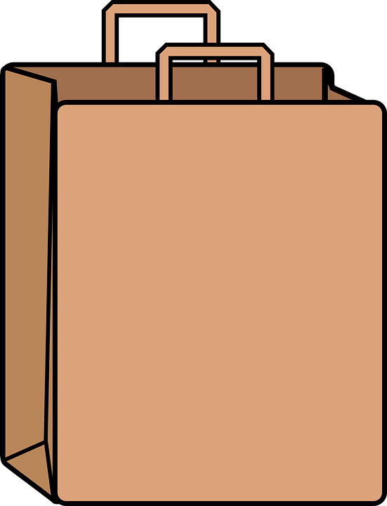 Paper Bag, Bag, Brown, ...