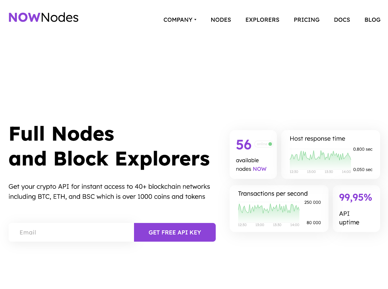 full nodes and block explorer
