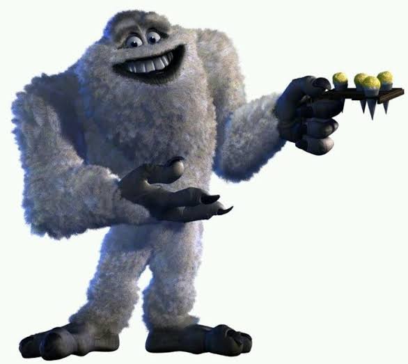 Yeti  Monsters inc characters