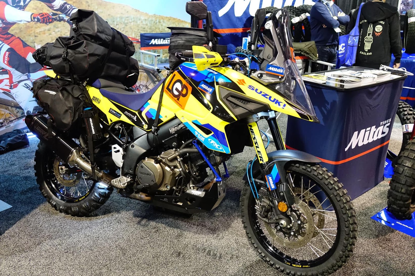 Suzuki racing dirt bike showcased at AIMExpo, premier event for powersports industry