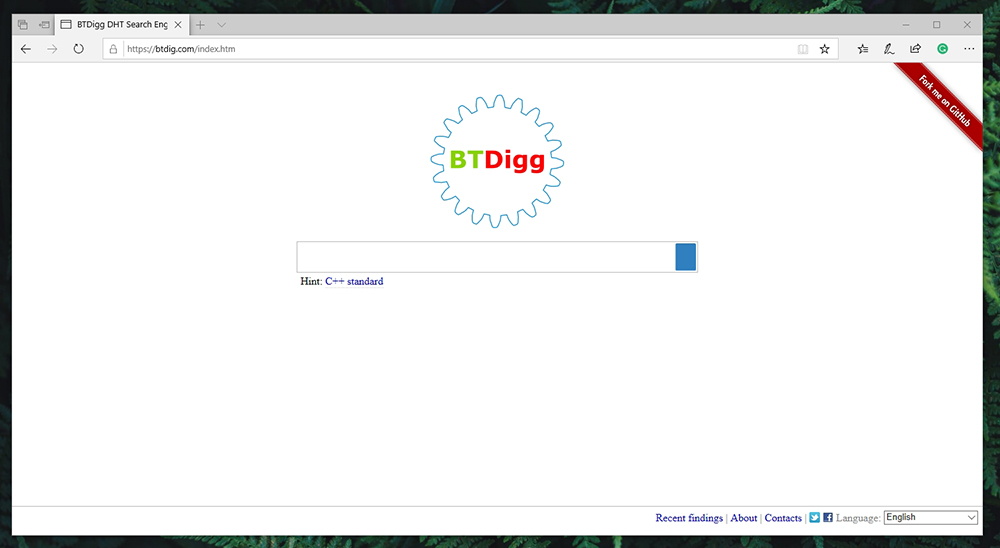 BTDigg Torrent Search Engine