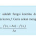 Materi Matematika Kelas 11 Bab 7 Turunan