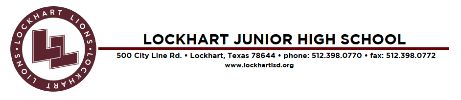 LJHS letterhead LJHS letterhead