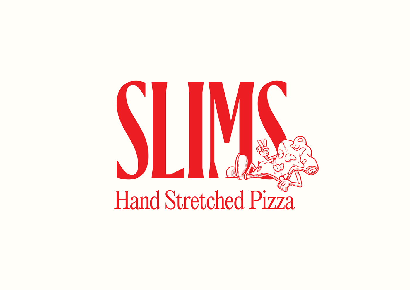 merkidentiteit branding identiteit ILLUSTRATIE logo menu Pizza restaurant typografie visuele identiteit