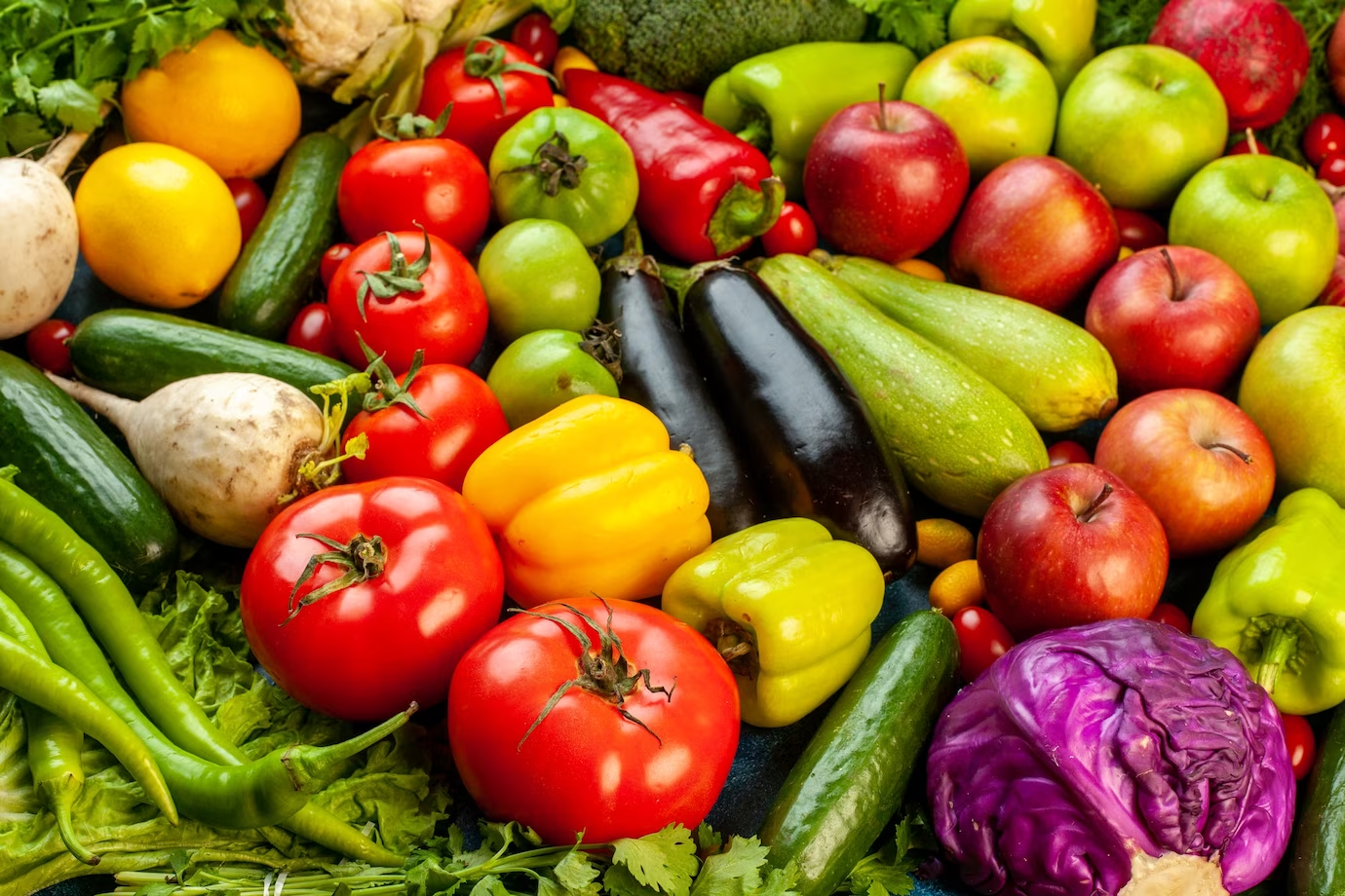 Fruits and vegetables