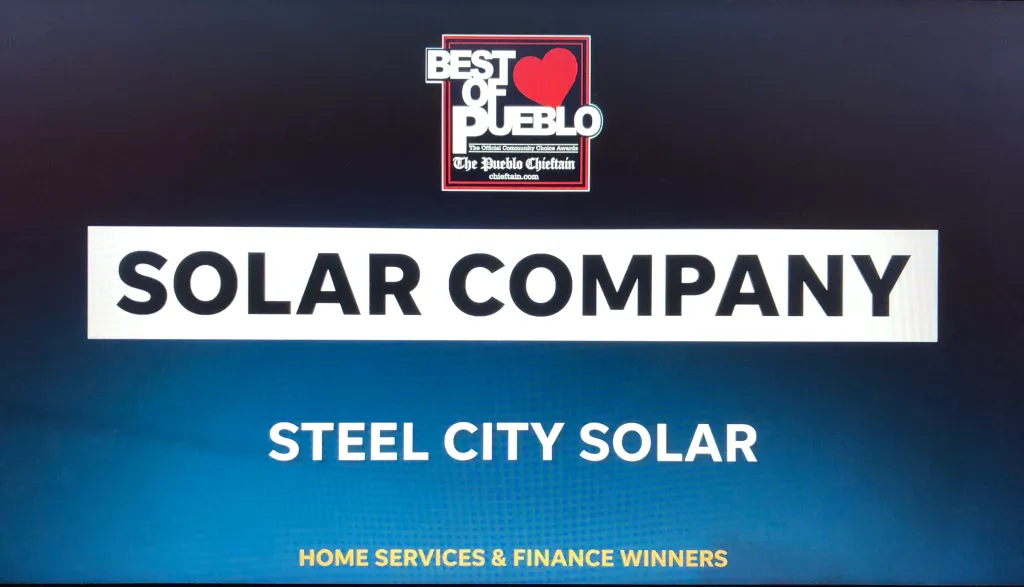 best solar company award