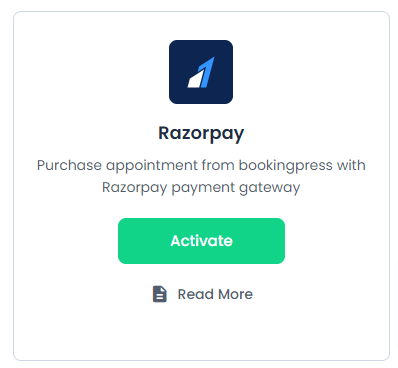 Razorpay Payment Gateway Integration