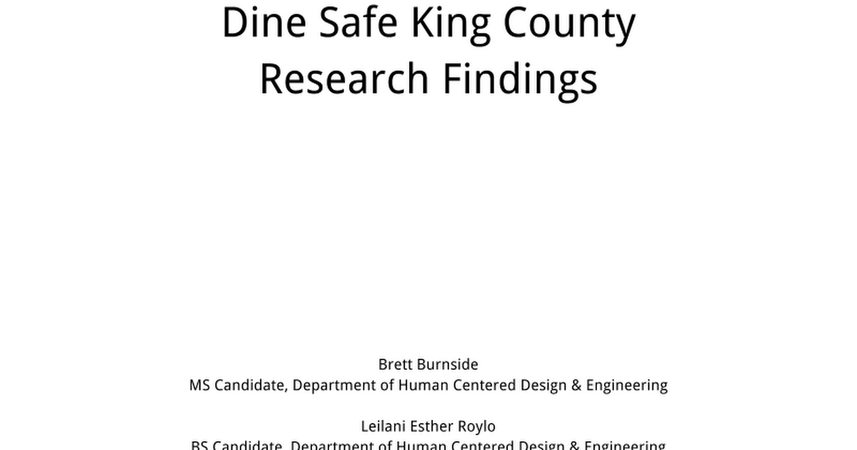 DSKC Research Findings Report