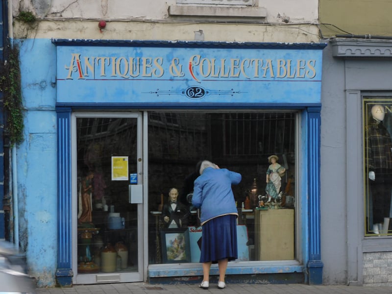Antique shop in Kilkenny, Kildare, Ireland.