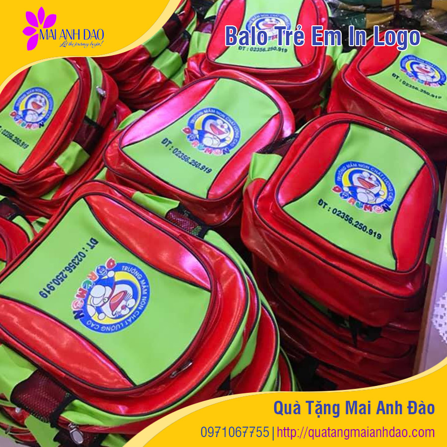 Quà tặng balo trẻ em nhận diện thương hiệu
