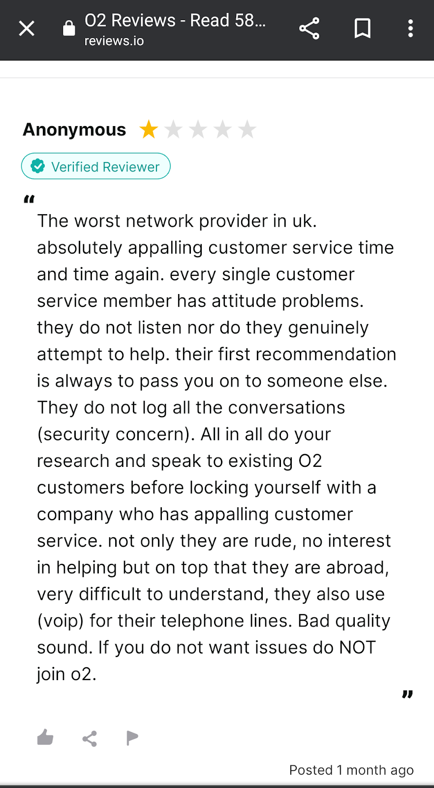 O2 Phone Service Reviews On Reviews.io Site