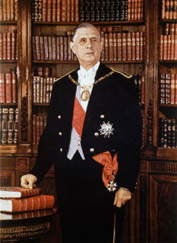 Charles de Gaulle © La Documentation française. Photo Jean-Marie Marcele