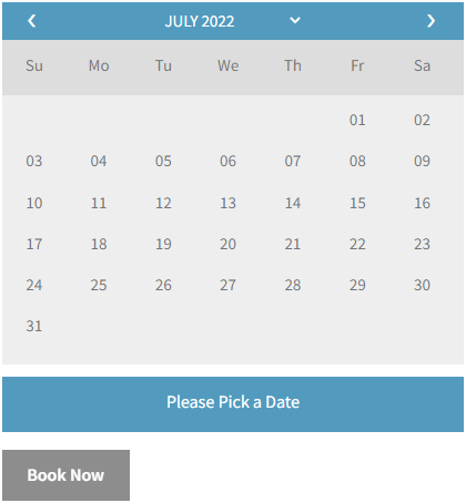 booking calendar