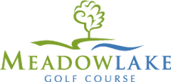 Logotipo del campo de golf Meadow Lake