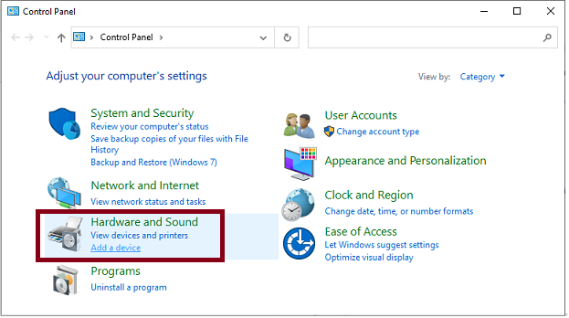 Brother Printer built-in drivers in Windows 1