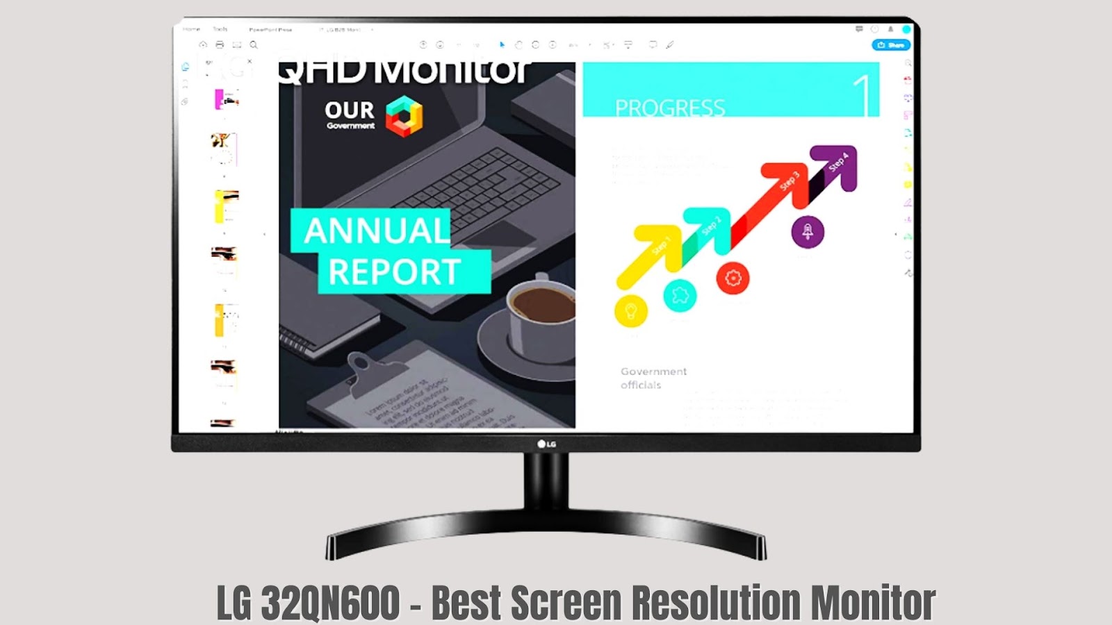 LG 32QN600 – Best Screen Resolution Monitor