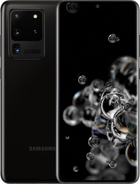 Samsung Galaxy S20 Ultra спереди и сзади