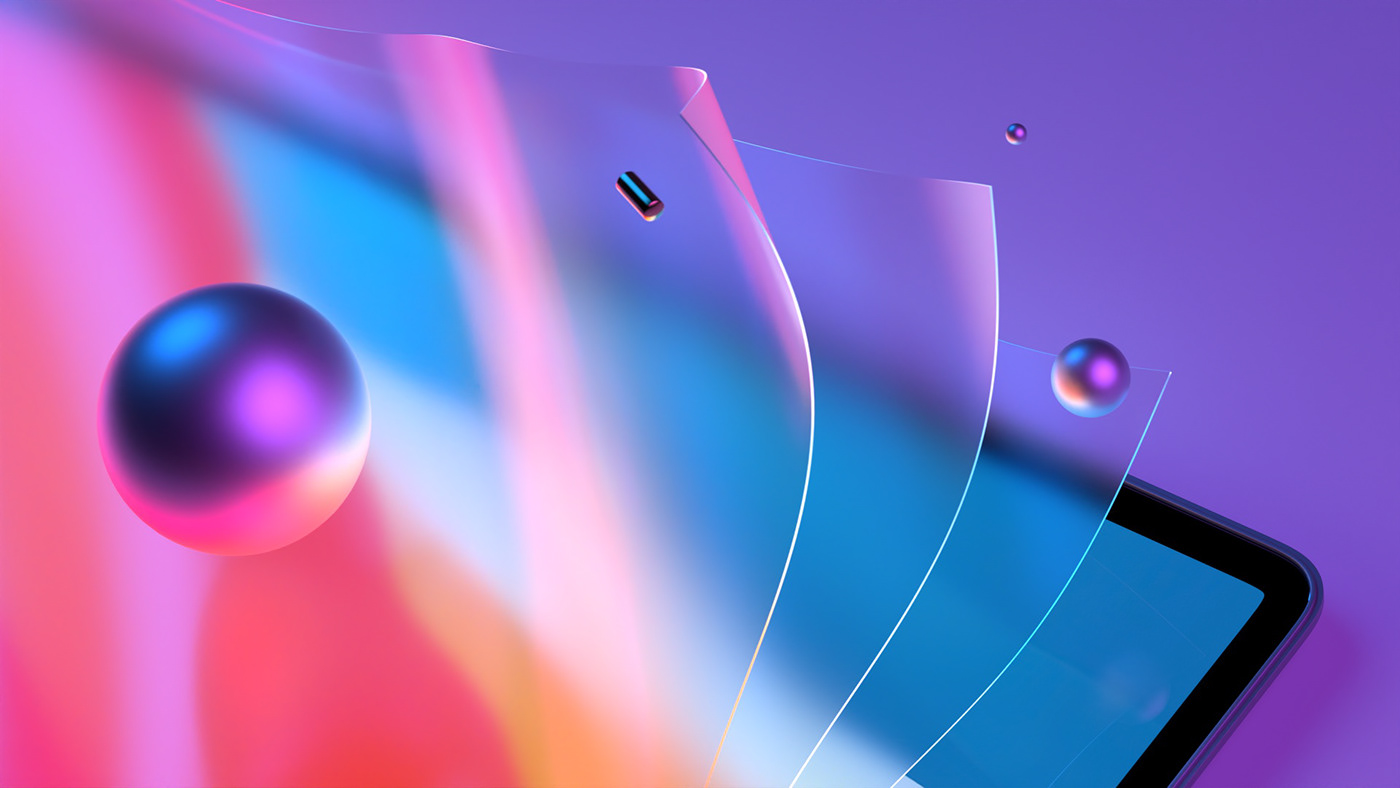 3D abstract c4d colorful Digital Art  ILLUSTRATION  Render Shading and Lighting