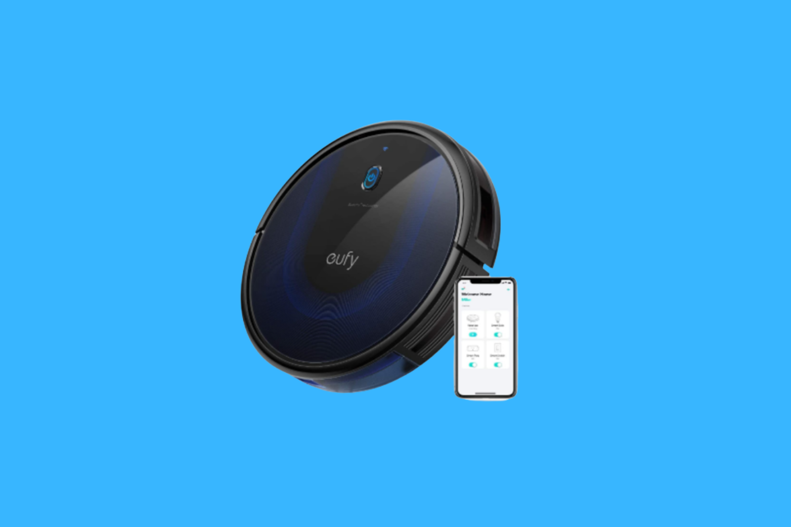 Enther - How cool is this!! The Enther Robot Vacuum can recognize when the  battery is running low and automatically returns to charge itself.