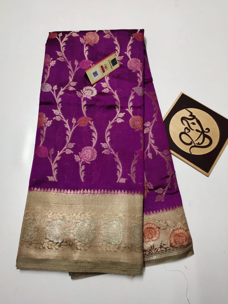 Pure Banaras dupiona soft silk sarees