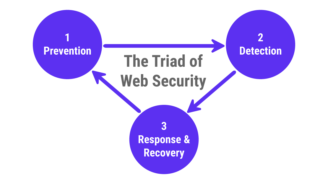 Web security trilogy: Prevent, detect, respond and recover