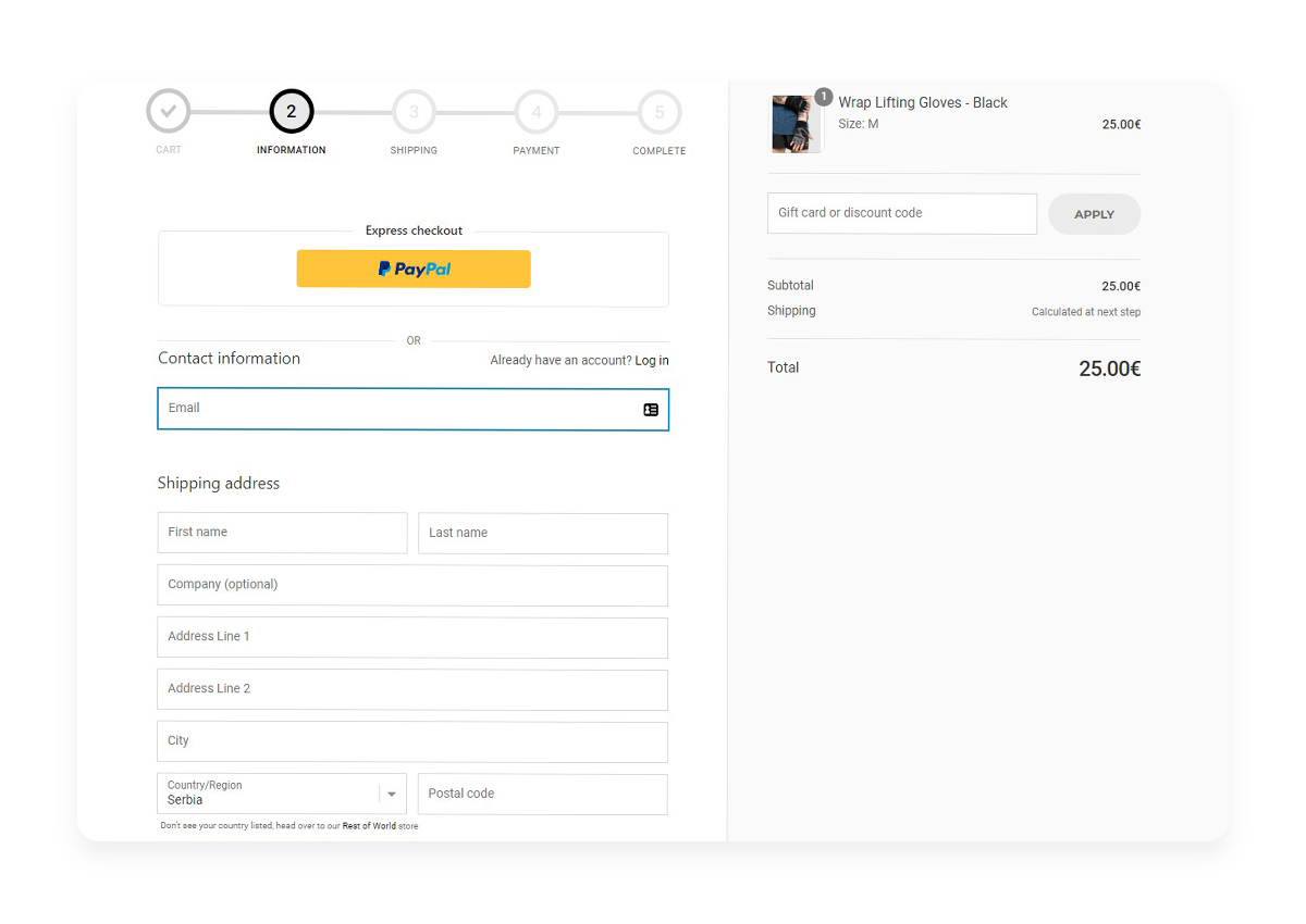 gymshark-checkout-page-example-multi-step-checkout