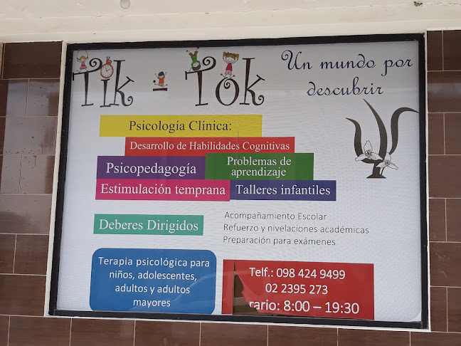 Opiniones de Tic Tok en Quito - Psicólogo
