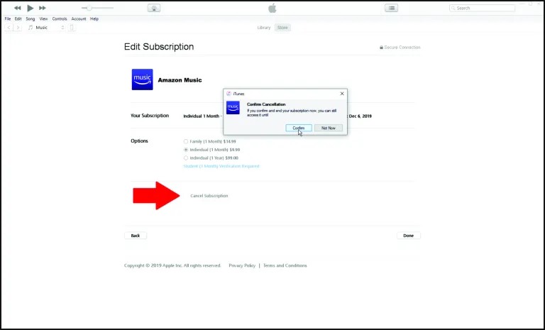How To Cancel Amazon Music From iTunes: Image 7