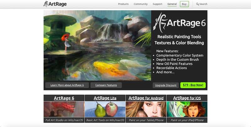ArtRage - le meilleur logiciel de dessin 