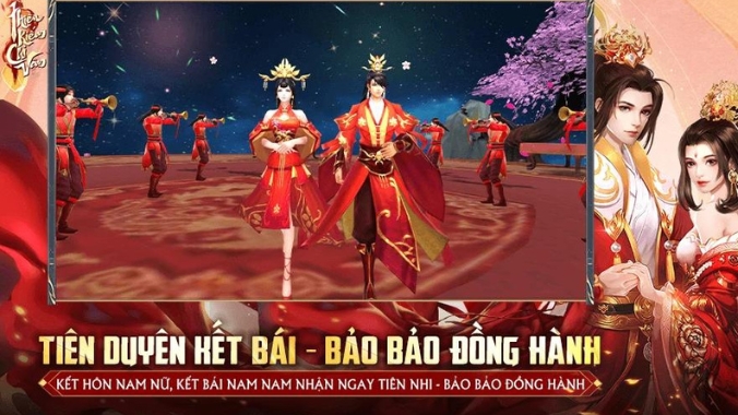 Tính năng kết hôn nổi bật trong game