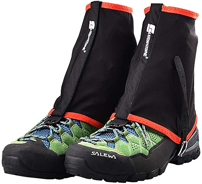 Yundxi Hiking Short Gaiters Waterproof Leg Gaiter Low Ankle Protection Anti-Tear Shoes Covers for Outdoor Climbing Walking Running