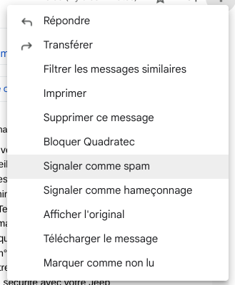 comment optimiser l’emploi de Gmail contre les spams