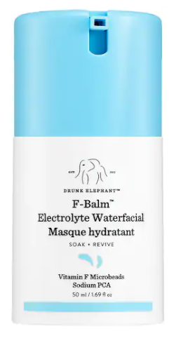 drunk elephant f-balm electrolyte water facial mask