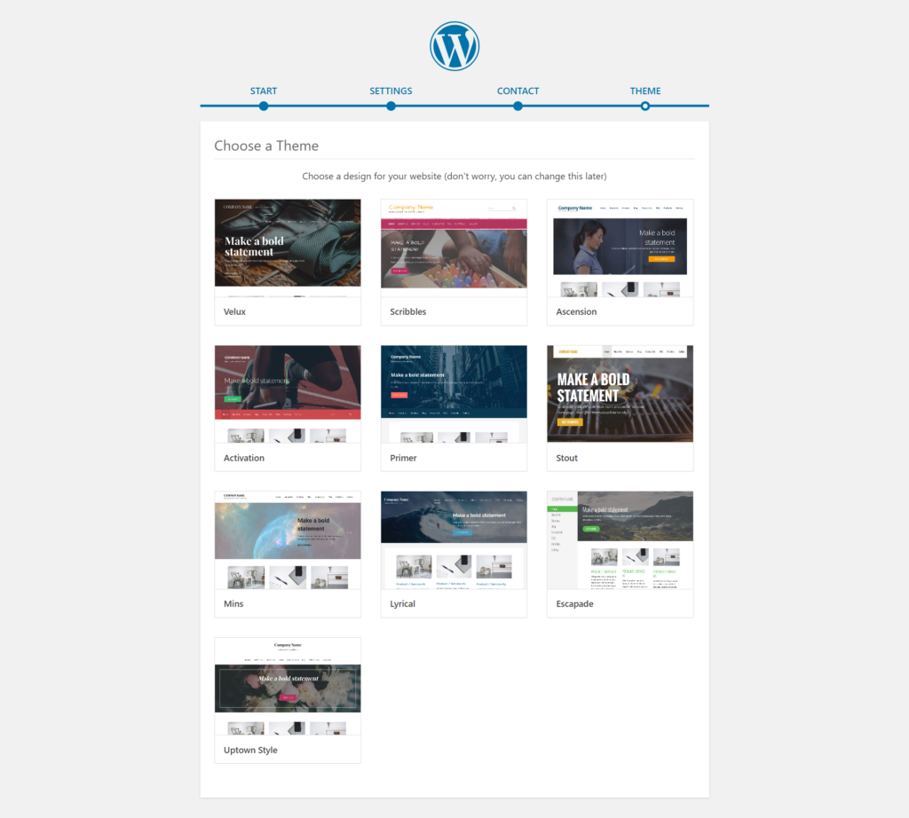 WordPress Installation 