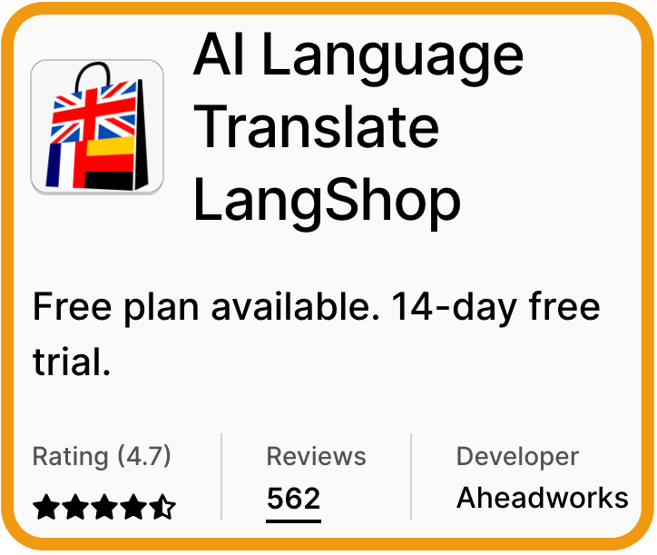 best free translation app shopify