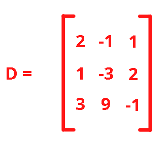 Determinante Secundário Segunda Incógnita