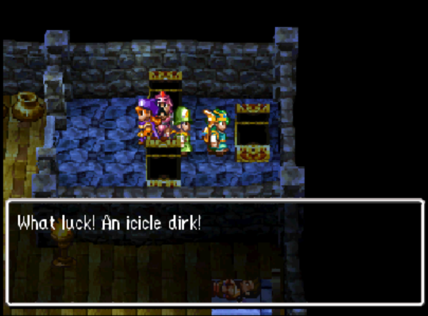 Where to find the Icicle Dirk in Dragon Quest IV