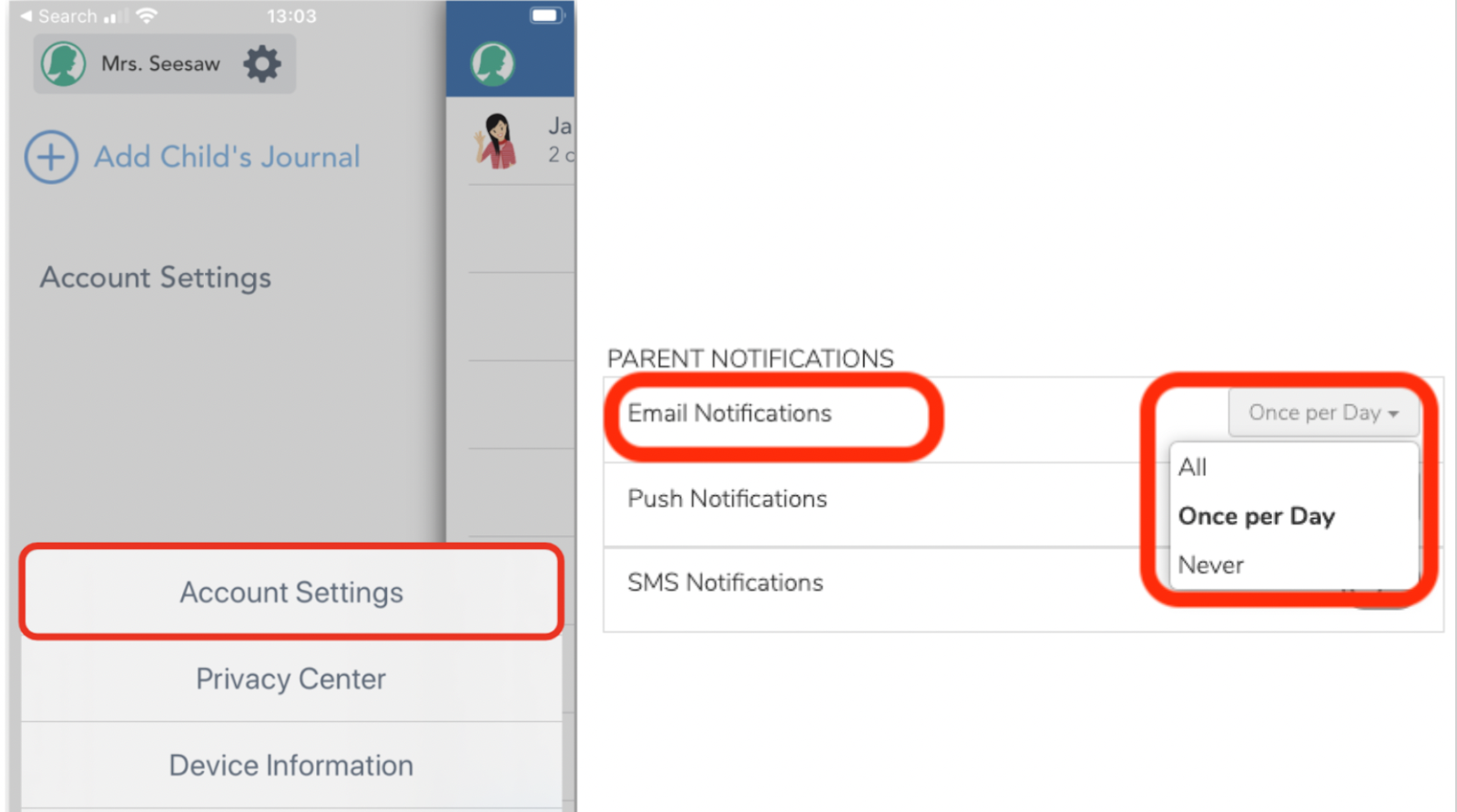Seesaw parent 2024 access login
