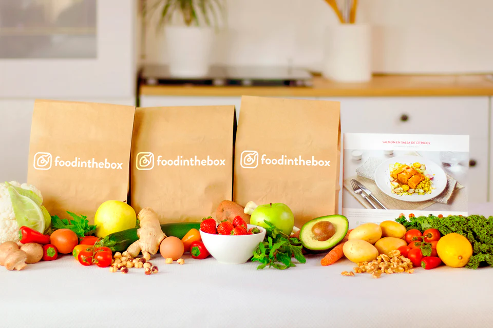 Meal kits boxes de foodinthebox con ingredientes listos y recetas incluidas HelloFresh